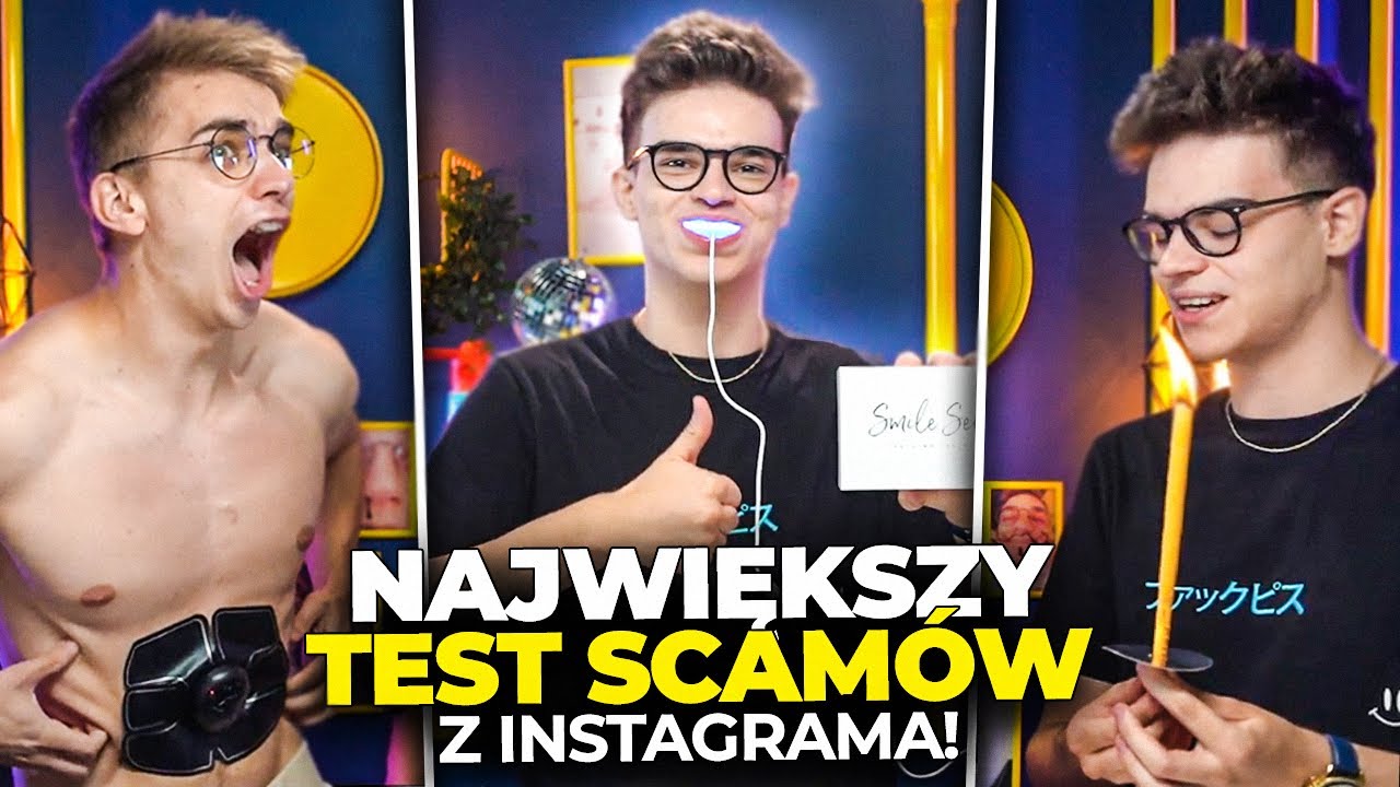 WIELKI TEST INFLUENCERSKICH SCAMÓW (SMILE SECRET, ZAŚNIK, FITAYLA, ŚWIECE DO USZU)