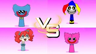 🎮 Incredibox Sprunki OC : The Prototype VS Huggy Wuggy VS Kissy Missy VS Poppy | Tiles Hop