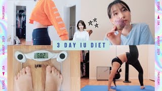 I tried the IU diet + workout (kinda) for 3 days
