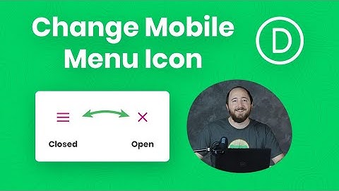 How To Change The Divi Menu Module Hamburger Icon To An X When Open