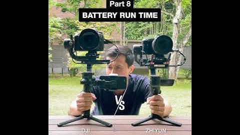 Part 8 👀 Which Gimbal has Longer Battery Life? Be in for a Surprise! WEEBILL 2 vs RSC 2 #shorts