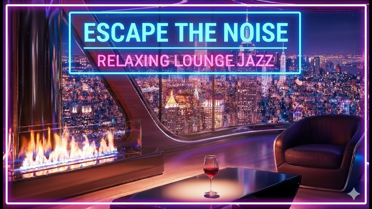 Escape the Noise 🌃 | Relaxing Lounge Jazz for Deep Focus & Calm