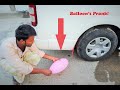 Popping Balloons REACTION With Tyre Puncture Prank! PART 5