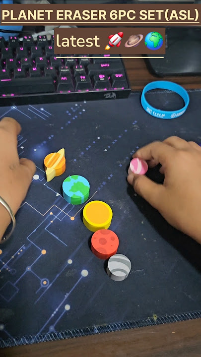 planets🪐🌍🚀 eraser space 6pc set #planets #editing # eraser #shortvideo #trending #viralreel