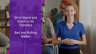 Transfer Techniques with a Rolling Walker- ALS Caregiver Resources