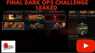 Blackout Final Dark Ops Challenge #6 Title Leaked Black Ops 4