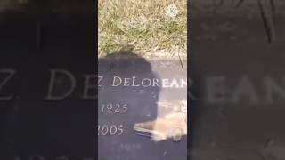 THE GRAVE OF JOHN DELOREAN #fyp #delorean #backtothefuture #famousgraves THE GRAVE OF JOHN DELOREAN #fyp #delorean #backtothefuture #famousgraves
