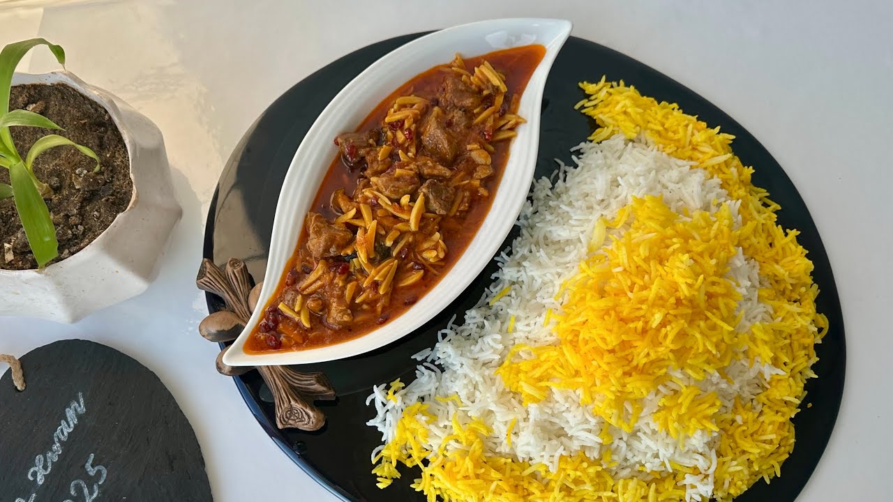 خواردنی کوردی شاز / شلەی خەلالی بایامی کرماشان