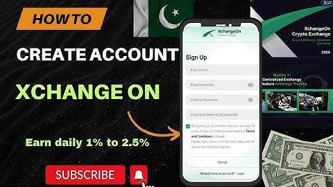Xchangeon Account Kaise Banaye? Step-by-Step Guide for Beginners! 🚀