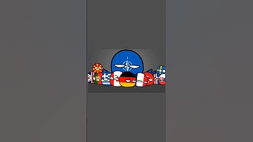 NATO member countries 🤝 #countryballs #shorts #flag #edit