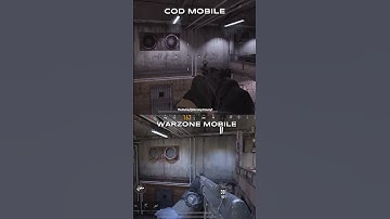 Warzone Mobile VS Cod Mobile Scrapyard Map comparison #warzoneclips
