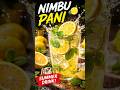summer drink nimbu pani #ytshorts #youtubeshorts #viral #recipe #nimbupani