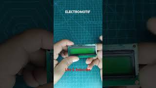 Basics of LCD 16*2 with I2C Module #arduino #arduinoproject #diyelectronics #arduinonano