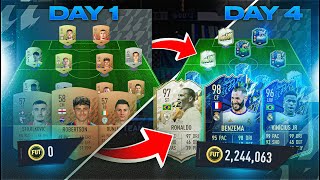 What's the Best Team you can make in 4 Days on FIFA 22?