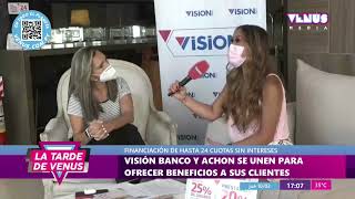 Visión Banco se unen para ofrecer beneficios a sus clientes | La Tarde de Venus