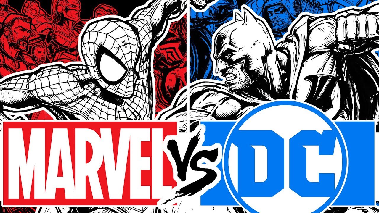 DRAWING THE ULTIMATE MARVEL VS DC PIECE!! THE BOX OFFICE BRAWL FINALE! -  YouTube