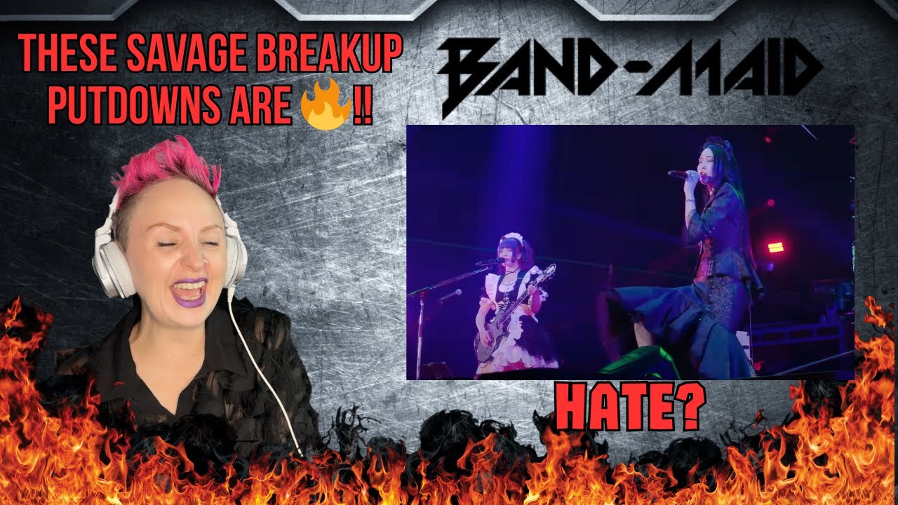 BAND-MAID HATE First Time Reaction - The SAVAGE Breakup Putdowns SHOCKED Me! | Vocal Coach Reacts