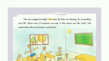 std 6 unit 1 Activity 8 It was a cold day