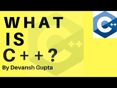 Devansh's c++ programming tutorials - C++ Quick Overview