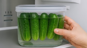 Bewaar komkommers zoals een oude boer: bespaar geld en gebruik ze wanneer je maar wilt! | Click DIY