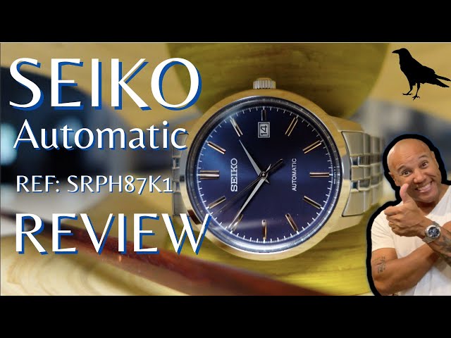 SEIKO AUTOMATIC WATCH REVIEW| SRPH87K1| CASUAL DRESS WATCH DESIGN| Presage/  King Seiko Alternative - YouTube