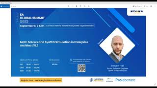 Math Solvers and SysPhS Simulation in Enterprise Architect 15 2