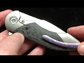 SMKE knives Battle Clone.  Coming out swinging (and flipping) on its first attempt.