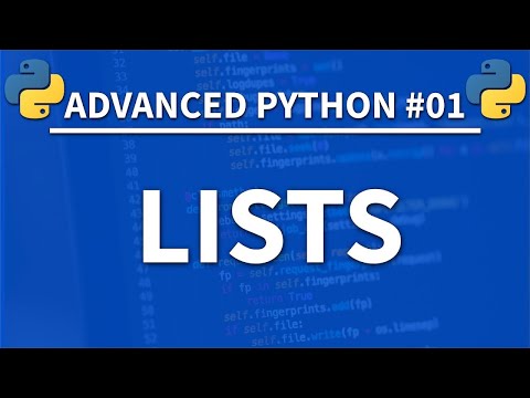 Learn Advanced and Intermediate Python in 2022 - Lists