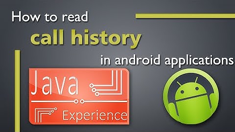 Read Call History in Android apps