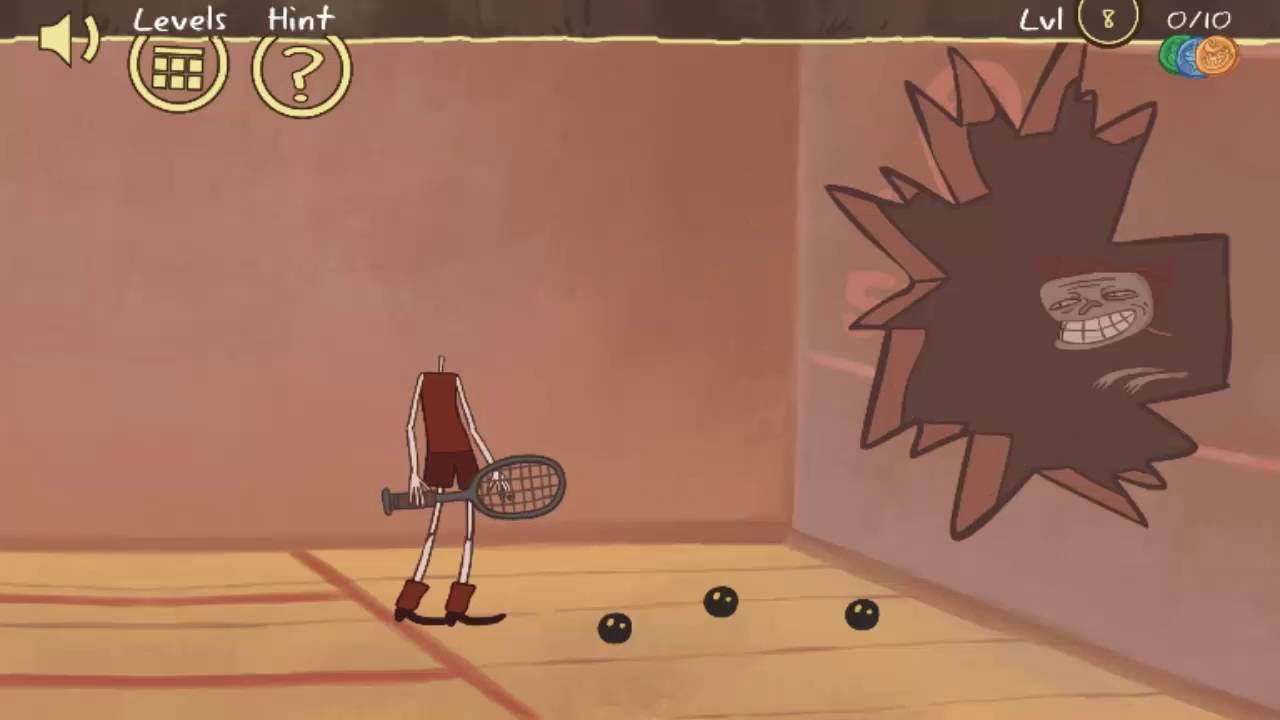 Troll face Quest Sports Level 8 Walkthrough