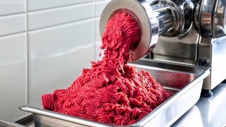 How Is GROUND BEEF Made | Full FACTORY Process | Inside The Factory