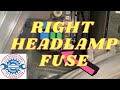 Kia Venga 2019 Petrol 1591cc Right Headlamp Fuse Location 