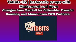 Tidbits 9/2 | Atmos Loses Partners Transfer Bonuses and MORE