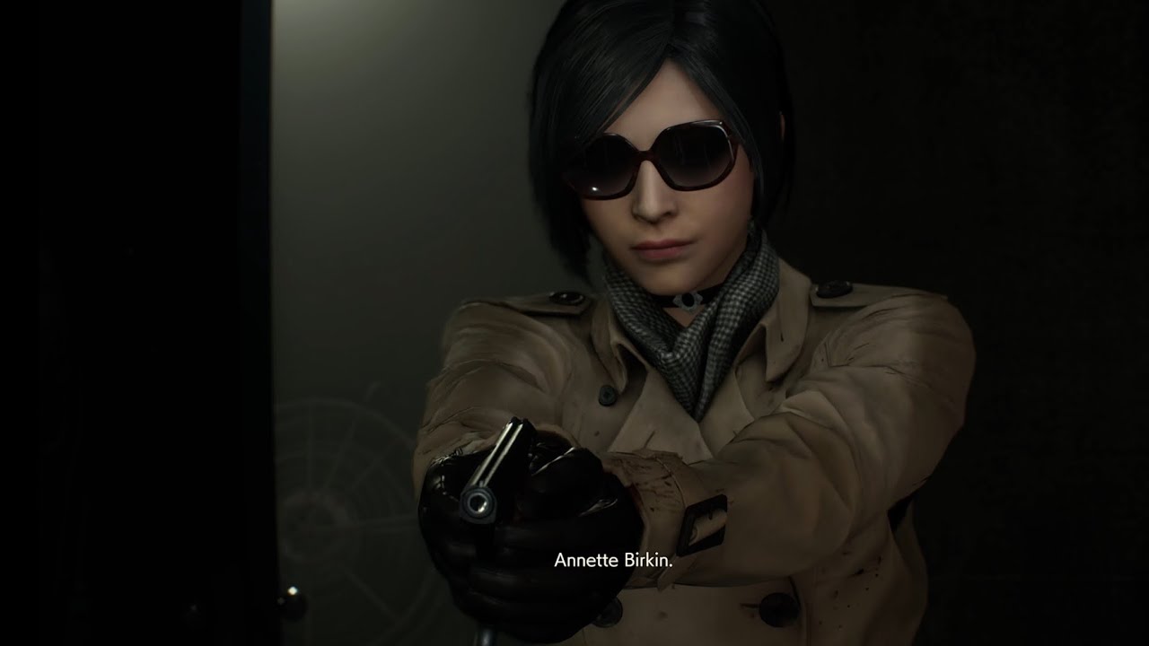 Meeting Annette Birkin scene in Resident Evil 2
