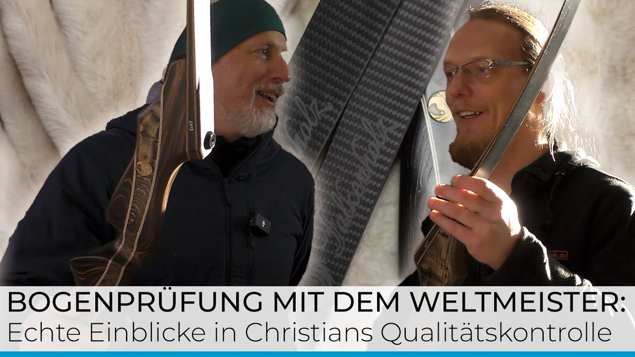 Bogenbau mit Leidenschaft: So prüft und veredelt Christian Vorderegger jeden Falkenholz Bogen