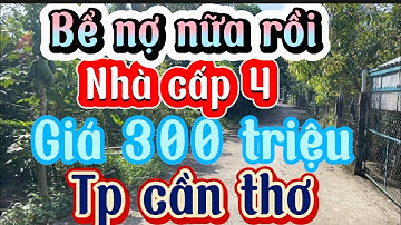 Bể nợ bán gấp căn nhà cấp 4 mặt tiền đường dal ô tô giá 300 triệu quận Cái răng Tp cần thơ