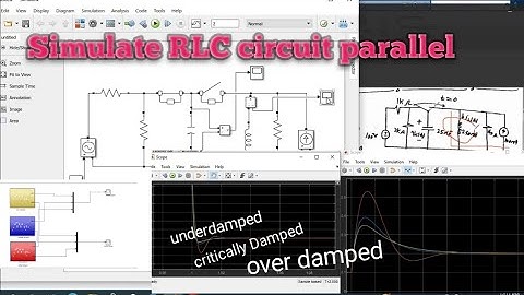 Simulate RLC circuit parallel