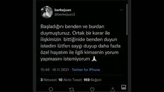 -Berke Juanla Elif Armağan Ayrılmışlar