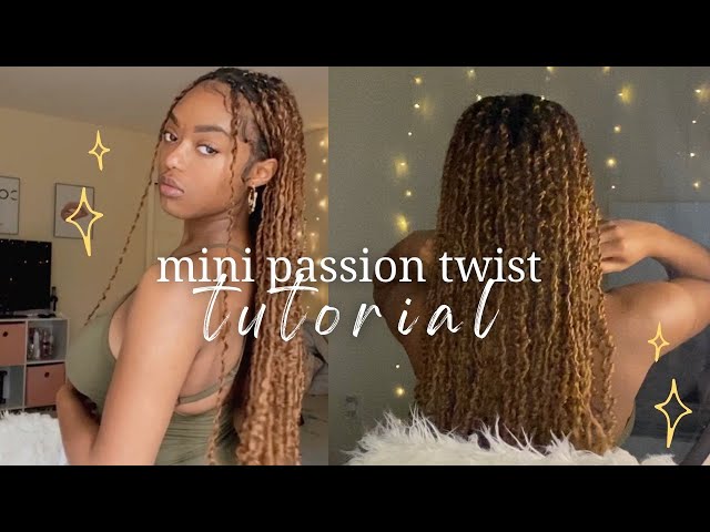 mini passion twist tutorial 🥰 this protective style is perfect for th, passion  twists