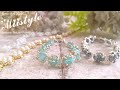 【ビーズステッチ ボタンカットビーズのブレスレット】No.124 Designed Jun/2025 Miistyle