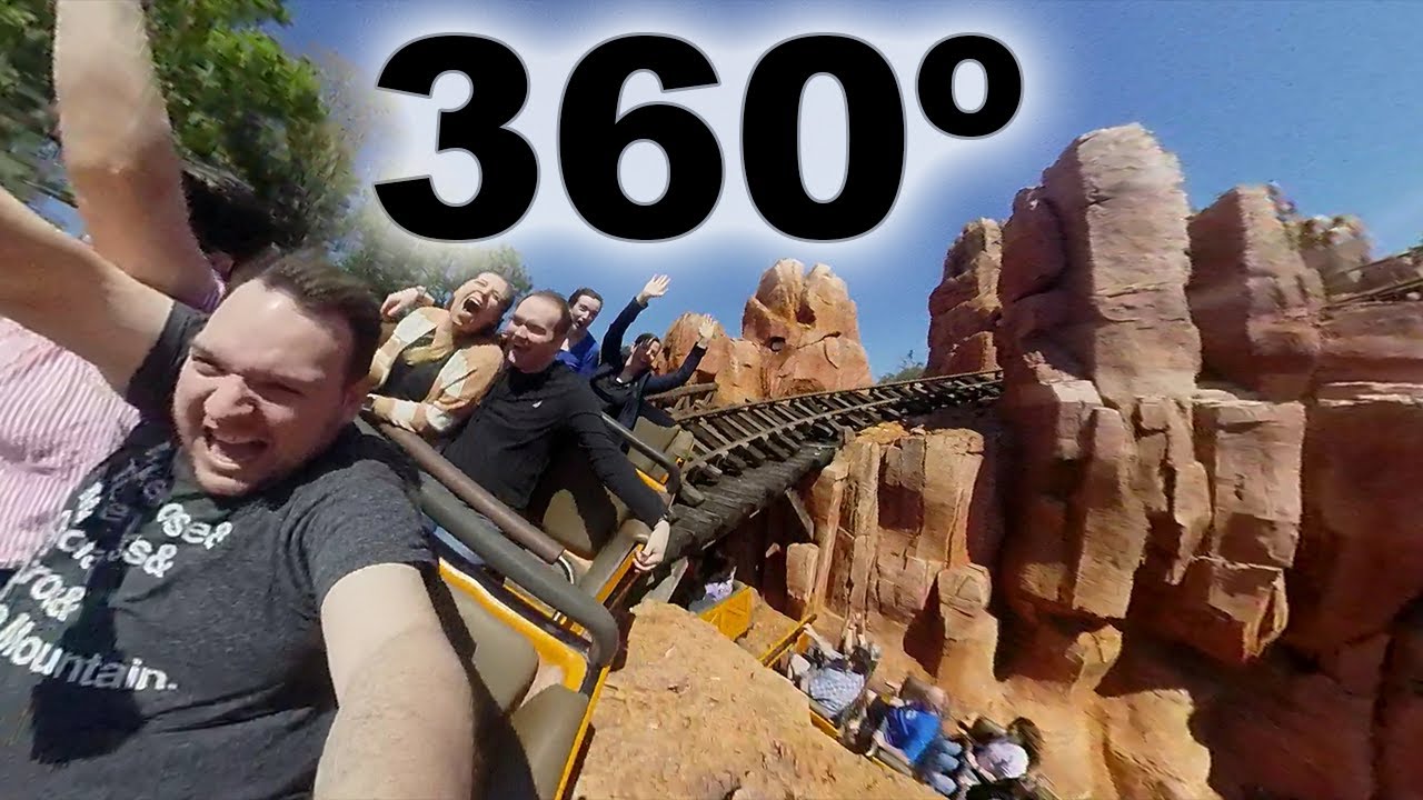 [360º] Big Thunder Mountain Railroad | Magic Kingdom, Walt Disney World, Orlando FL