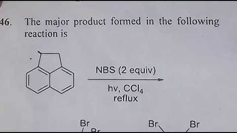 Csir net chemical science solved question june 2017, Use of NBS IN HINDI