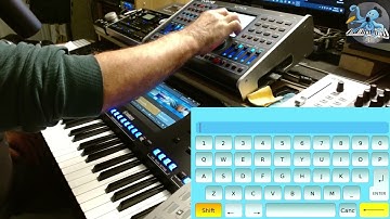 Ketron EventX Create 1 layered Instrument from user samples