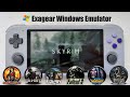 Retroid Pocket 3+ Exagear Windows Emulator (Performance test of 22 games)