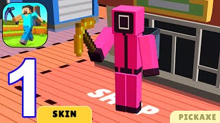 Craft Miner: Stone Block World - Gameplay Walkthrough Part 1 All Levels 1 - 3 (Android,iOS) screenshot 2