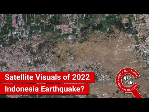 FACT CHECK: Viral Video Shows Satellite Visuals of 2022 Indonesia Earthquake?