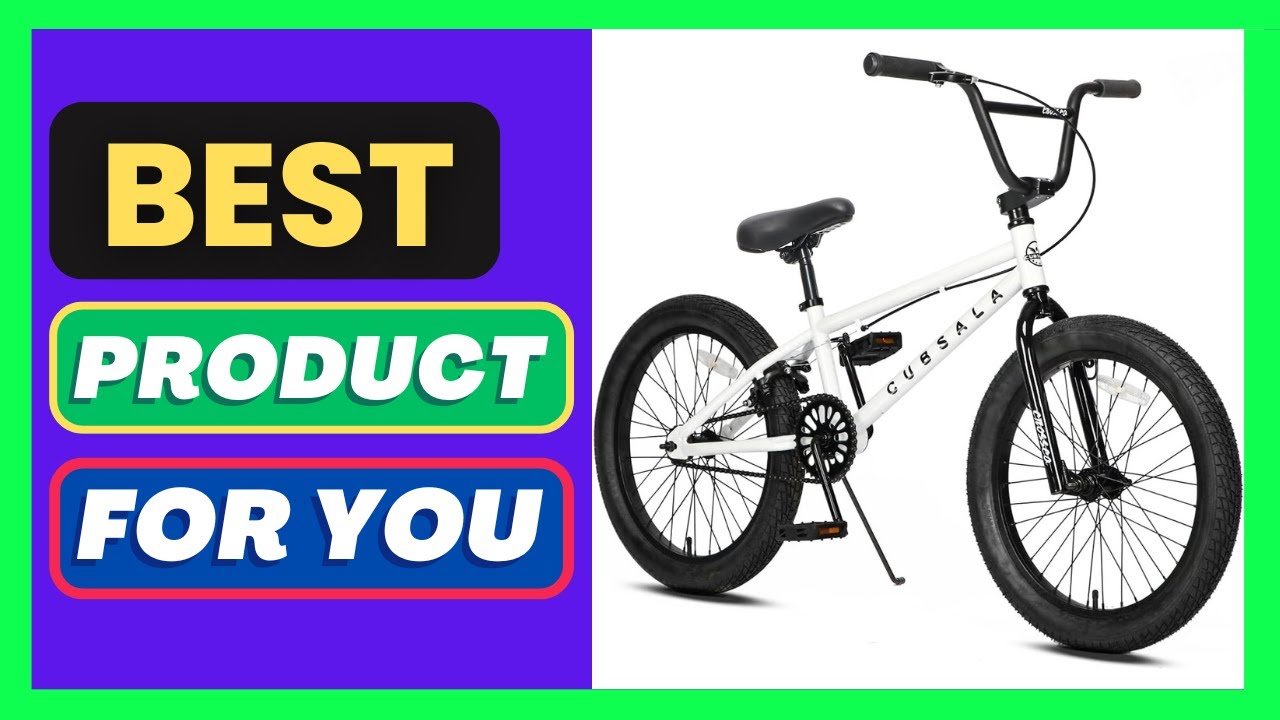 cubsala Freestyle BMX Bike, 18 20 Inch Kids Bicycle for 5-13 Years