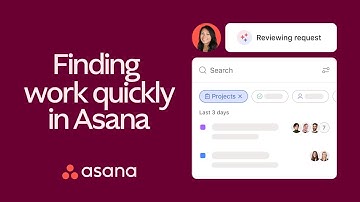 How to use Asana search (find your work)