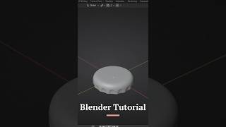 Model a Bottle Cap in Blender Tutorial for Beginners (Clean &amp; Easy) #blender #blender3d #3dmodeling
