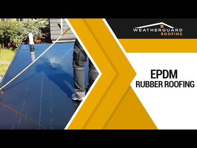 EPDM Rubber Roofing Edinburgh, Weather Guard
